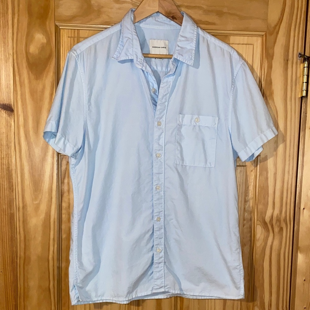 American Eagle Light Blue Men's Shirt